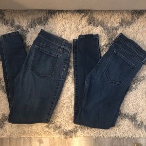 TWO Banana Republic Skinny Jeans sz 30